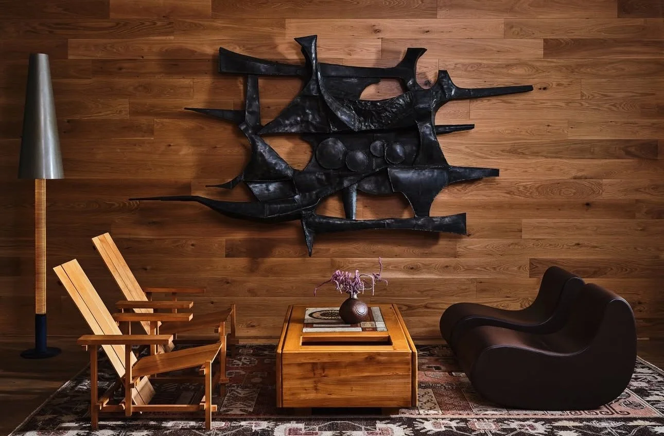 1970S STEEL SCULPTURE BY GEORGE JOLLEY, AUSTIN PROPER BY KELLY WEARSTLER