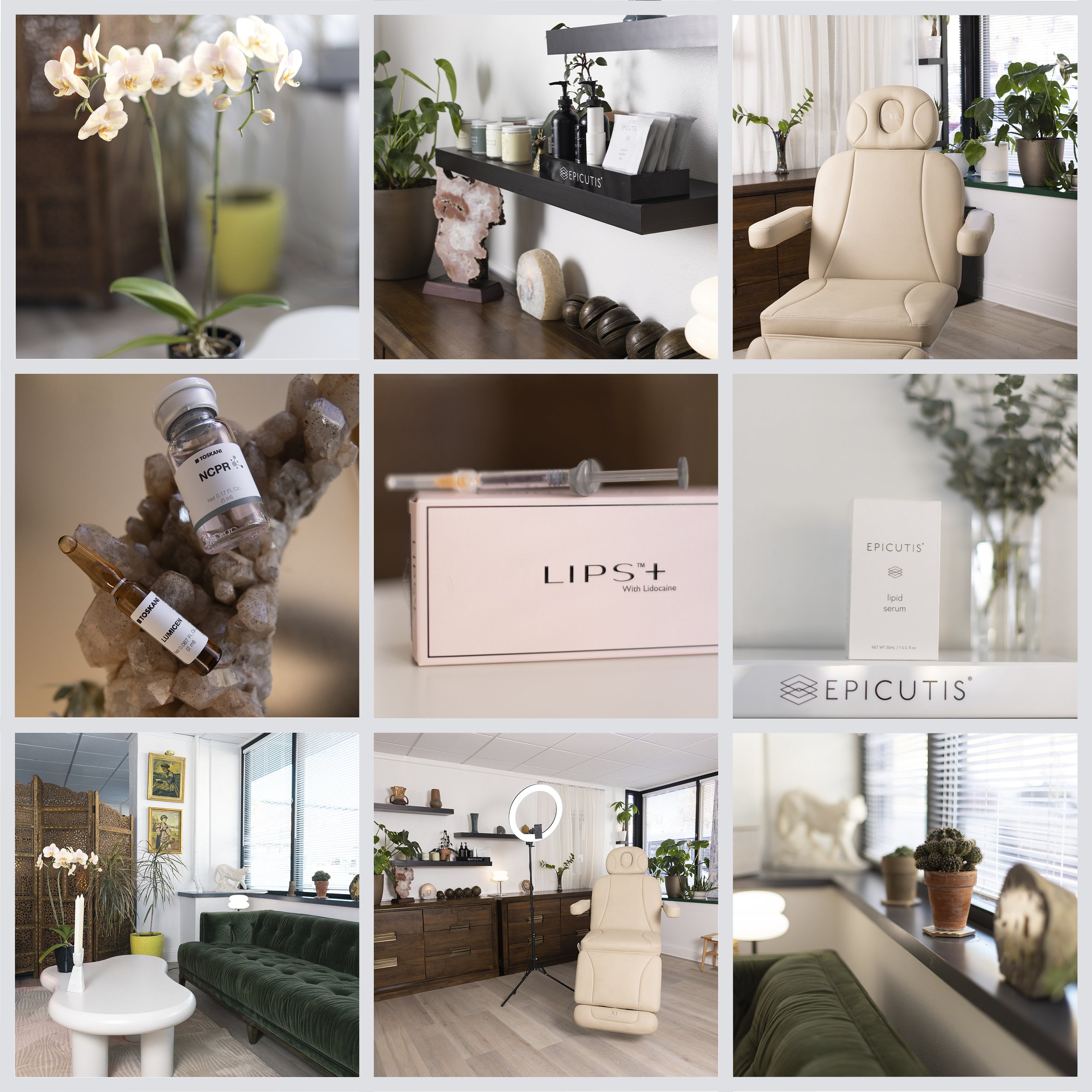 Medical Spa product and branding photography serving Longmont Colorado