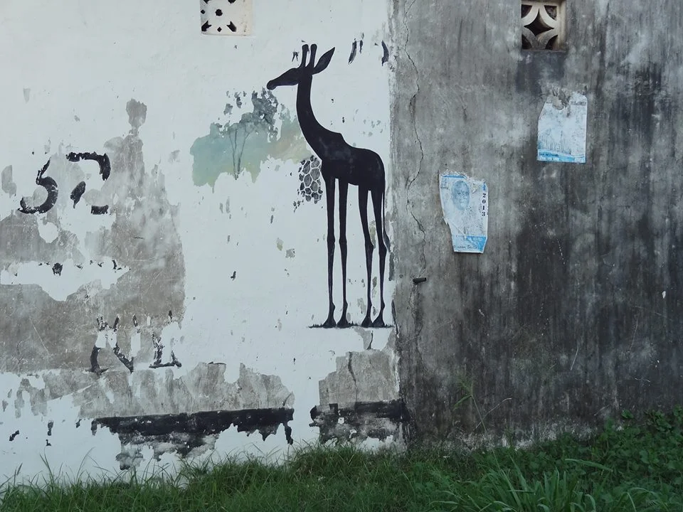 Street art from the coast of Kenya.
