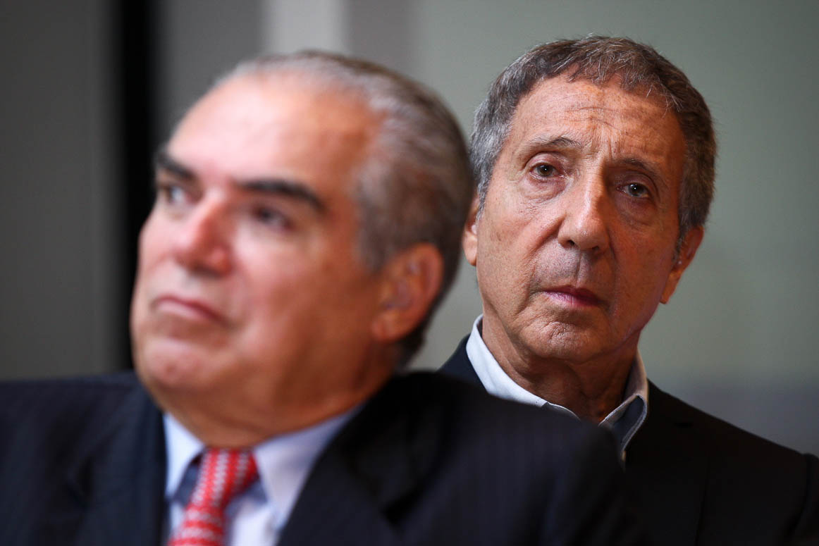  São Paulo, 04/12/2009, compra das casas Bahia pelo Grupo Pão de Açucar.  Michel Klein e Abílio Diniiz 