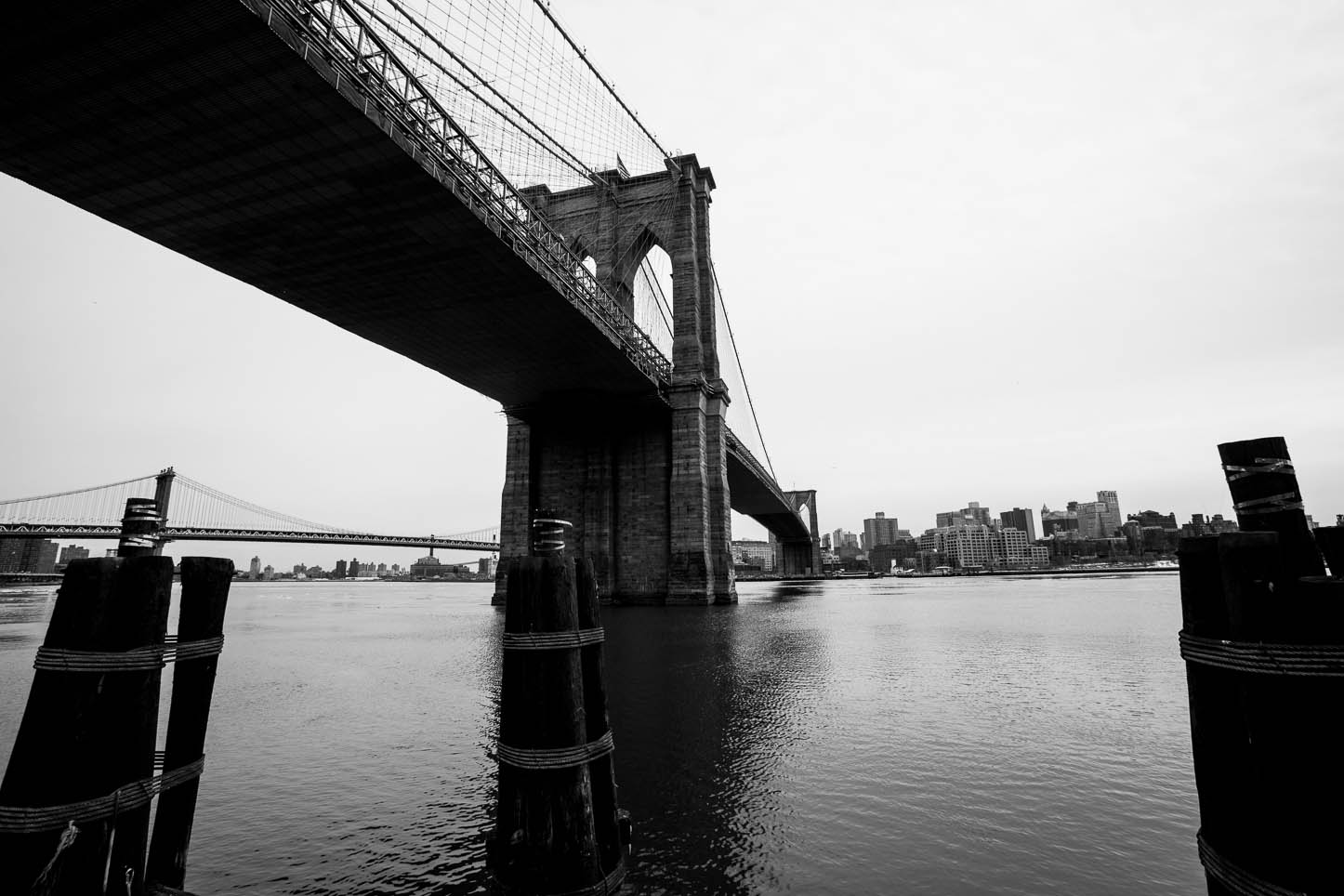  New York City.Brooklyn Bridge 