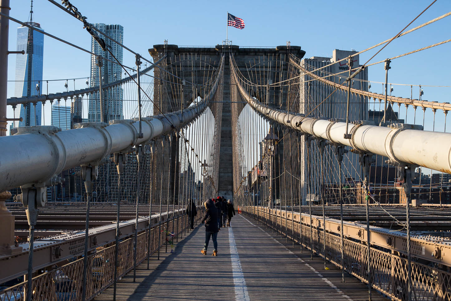  New York City, Brooklyn Bridge 