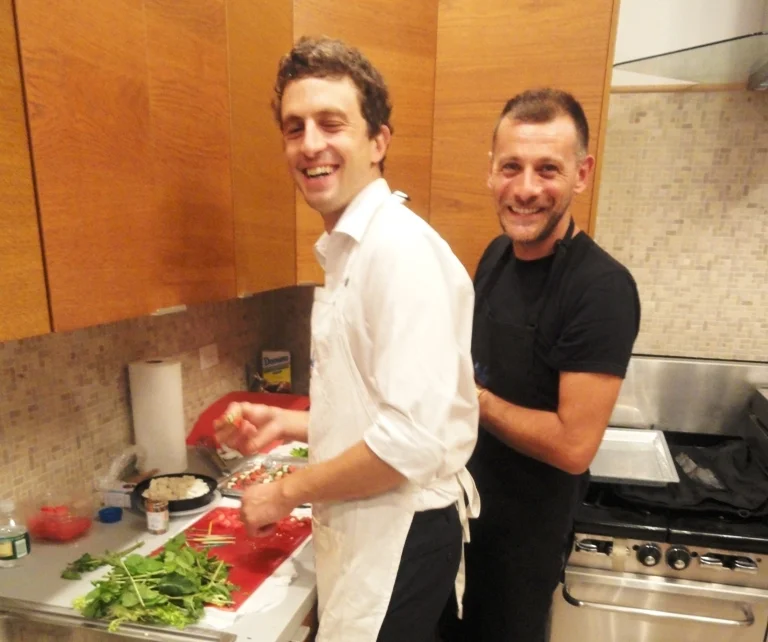 Happy BA helpers in the kitchen