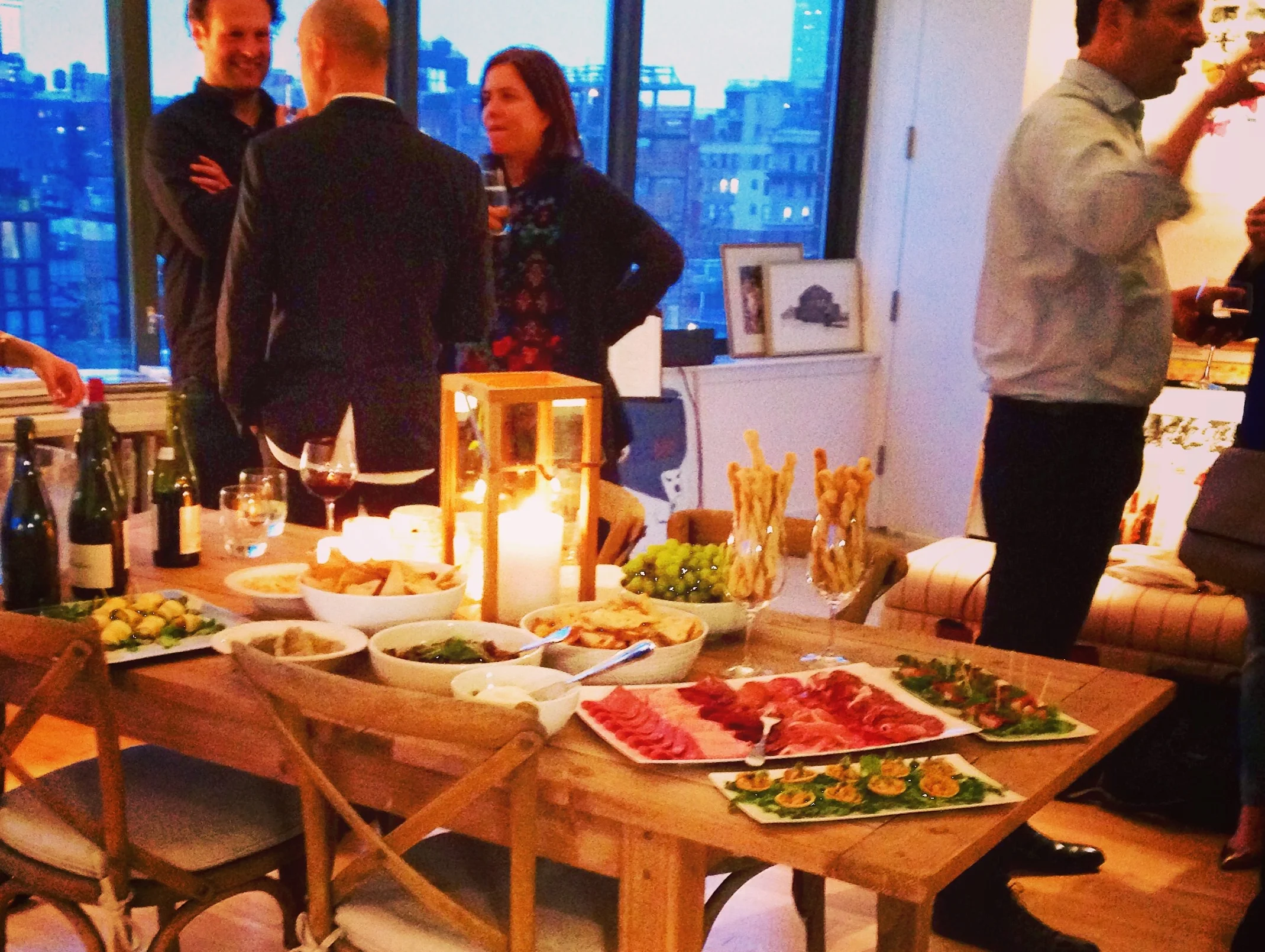 Bowery penthouse cocktail shindig