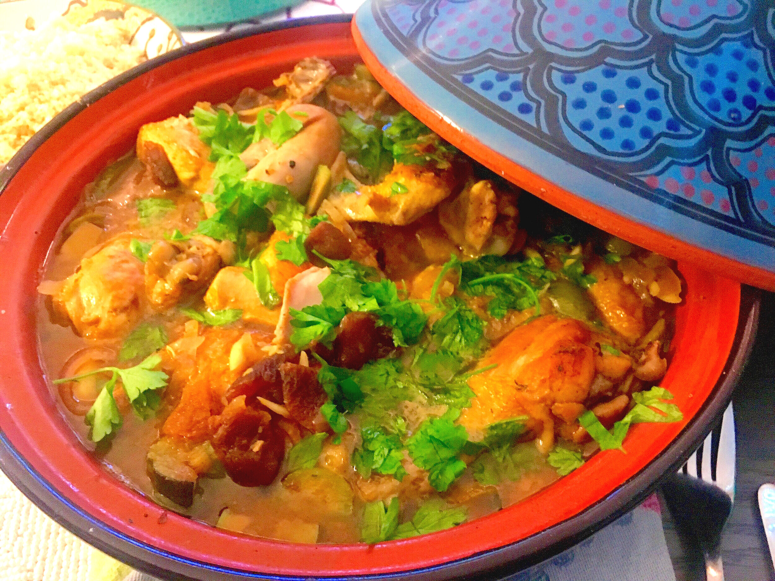 Moroccan chicken tagine