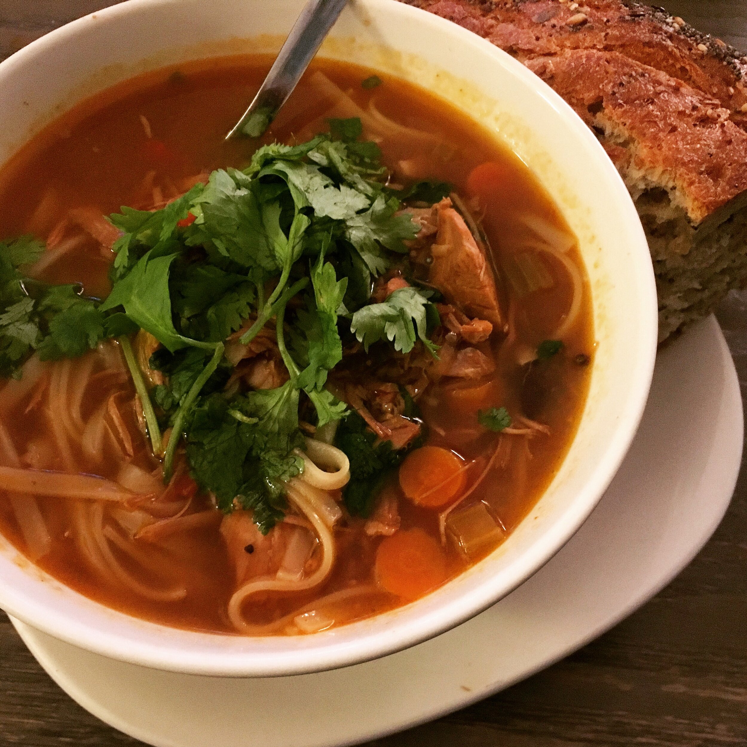 Spicy Asian noodle soup