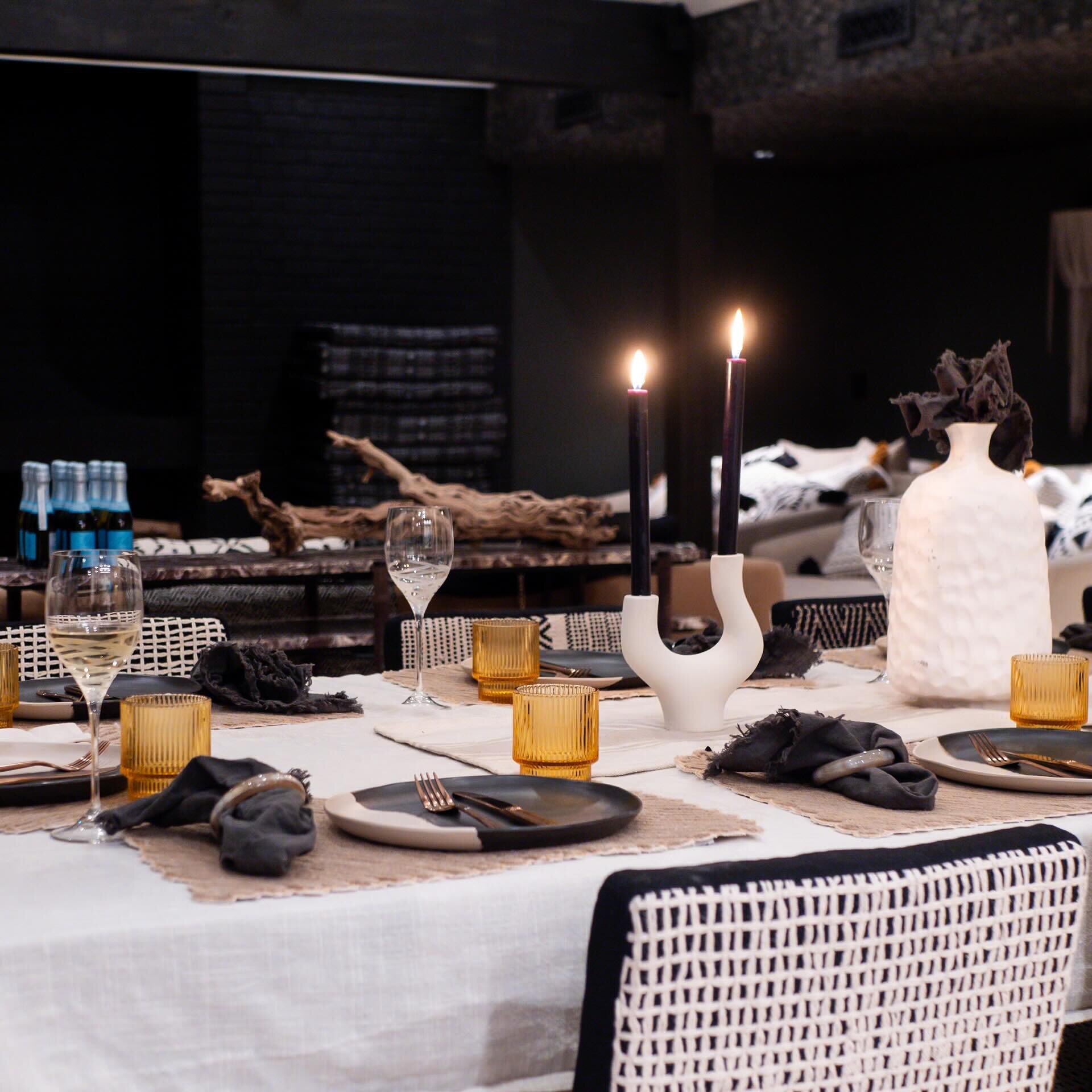 The table is set for a dinner for women who empower women. #princetonwomen #femaleentrepreneurs  #cookingclass #womensupportingwomen