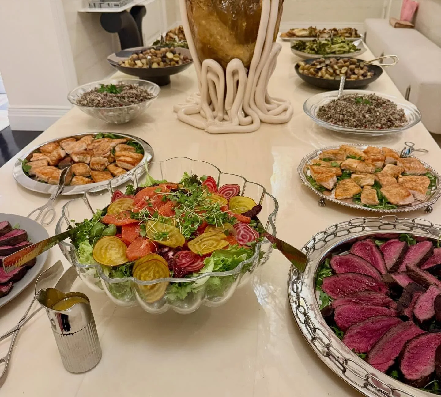 Passover feast! #bluaubergine #fabulousfood #catering #privatechef #sedermeal