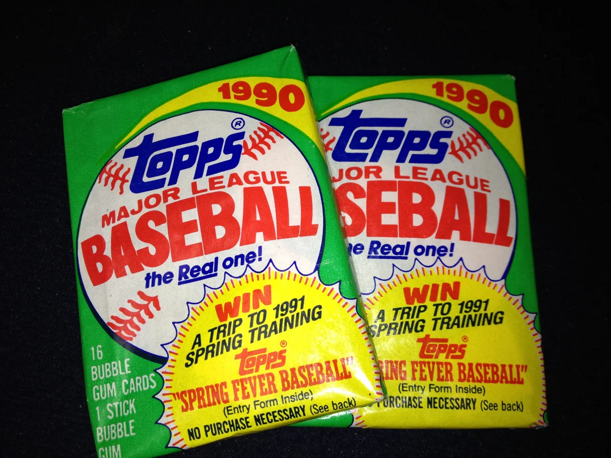 TOPPS 1990 Major League Baseball Bubble Gum Packs