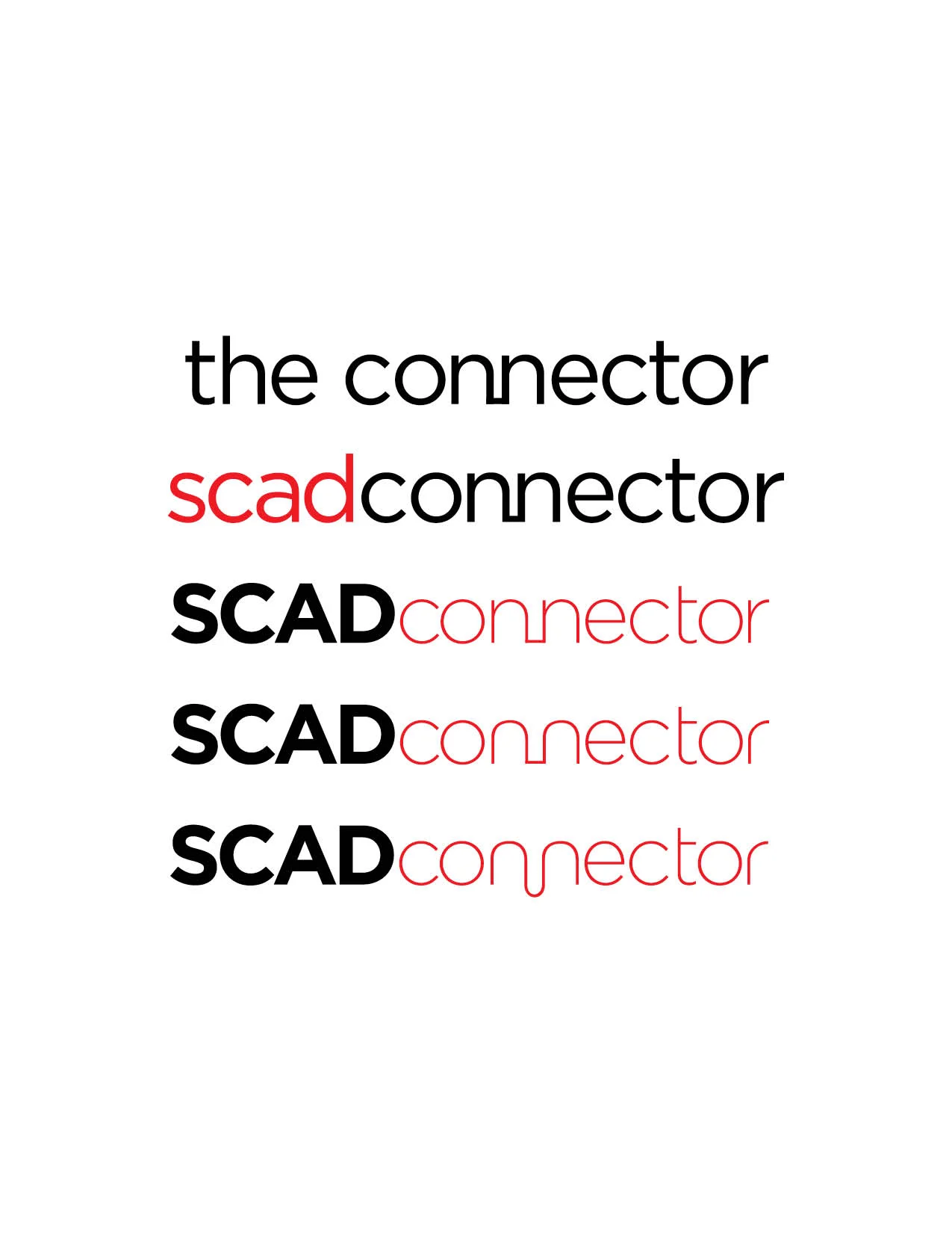 Logo ideation process.