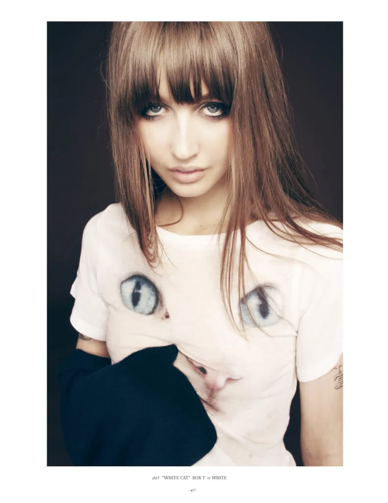 wildfox white label spring 2011 cat face tee.jpg