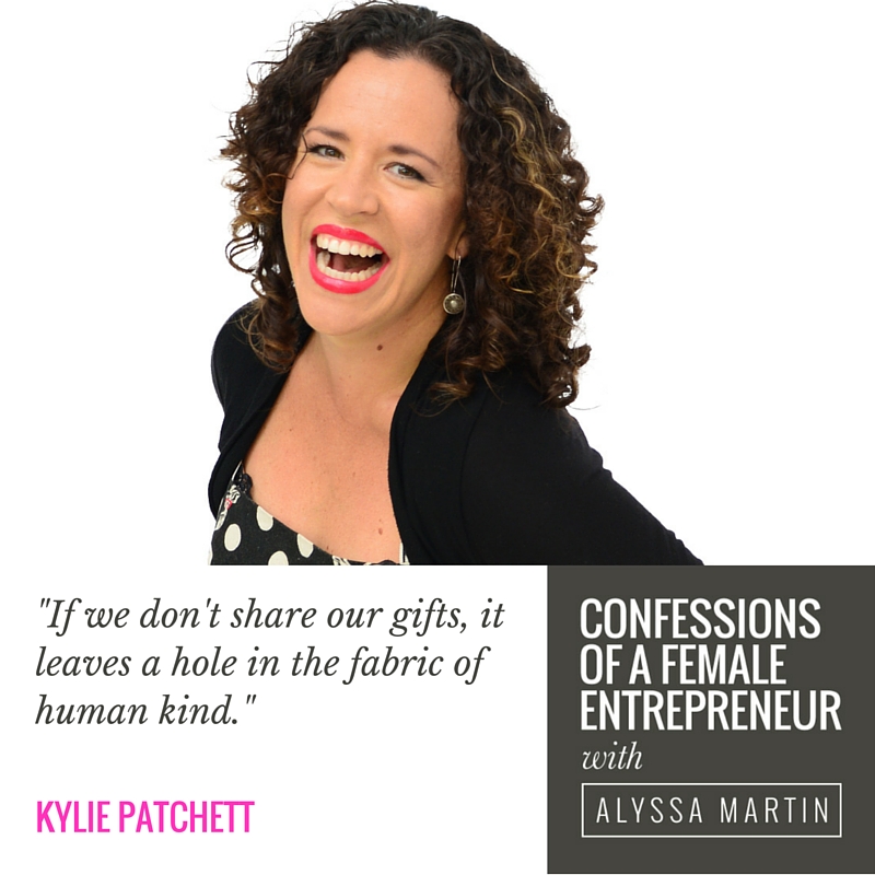 Making the world a better place with Kylie Patchett on the Confessions of a Female Entrepreneur podcast #confessionspodcast