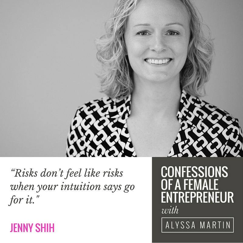 Uncompromising Success with Jenny Shih on the Confessions of a Female Entrepreneur podcast #confessionspodcast