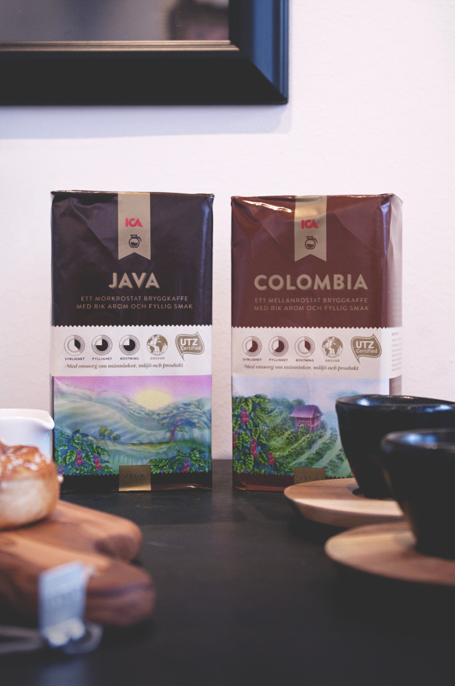 Illustrationer för Ica Kaffe