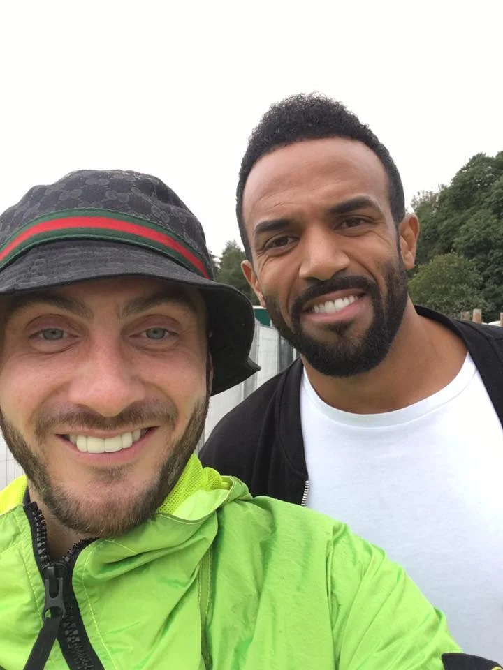 Danny with Craig David
