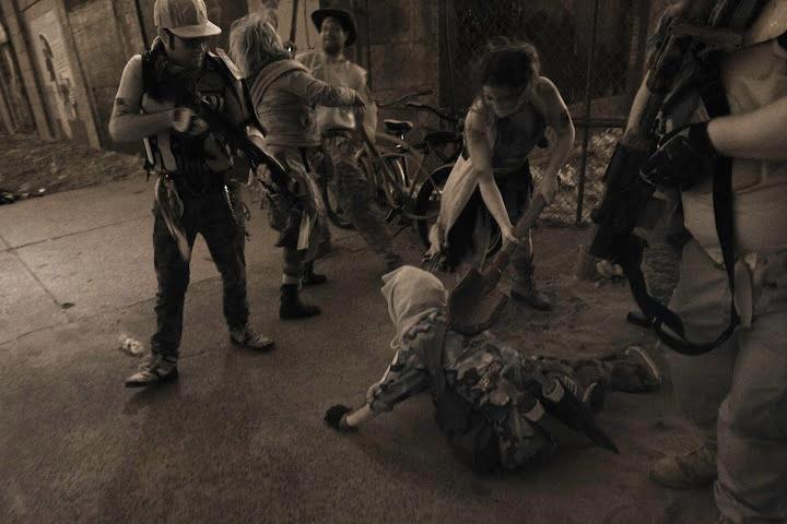 Zombie beat down