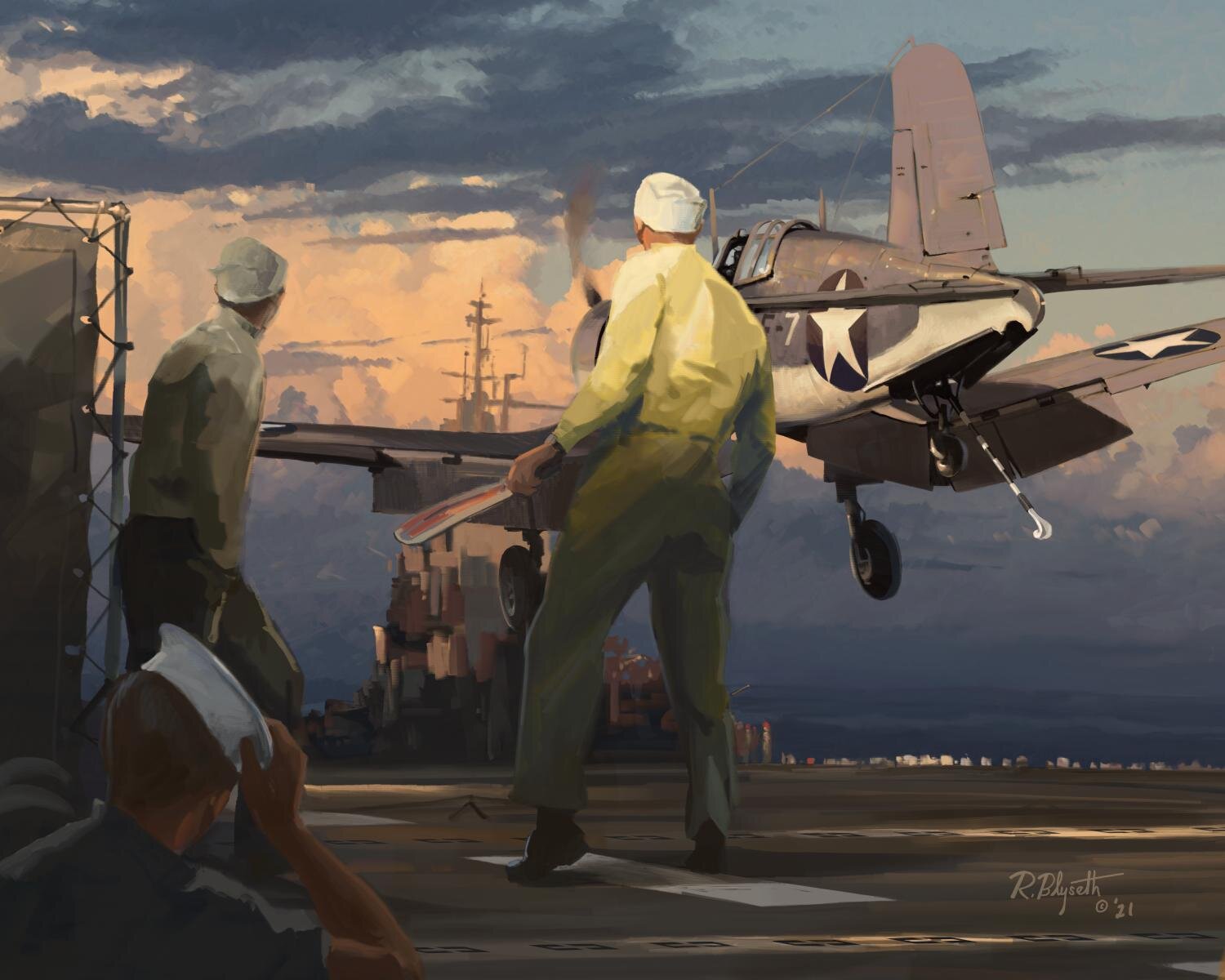 COME ABOARD, HOG 1942 16x20.jpg