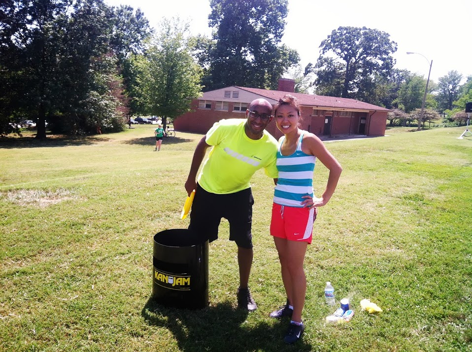 Henok (left), at the 2013 Young Friends Kickball Tournament