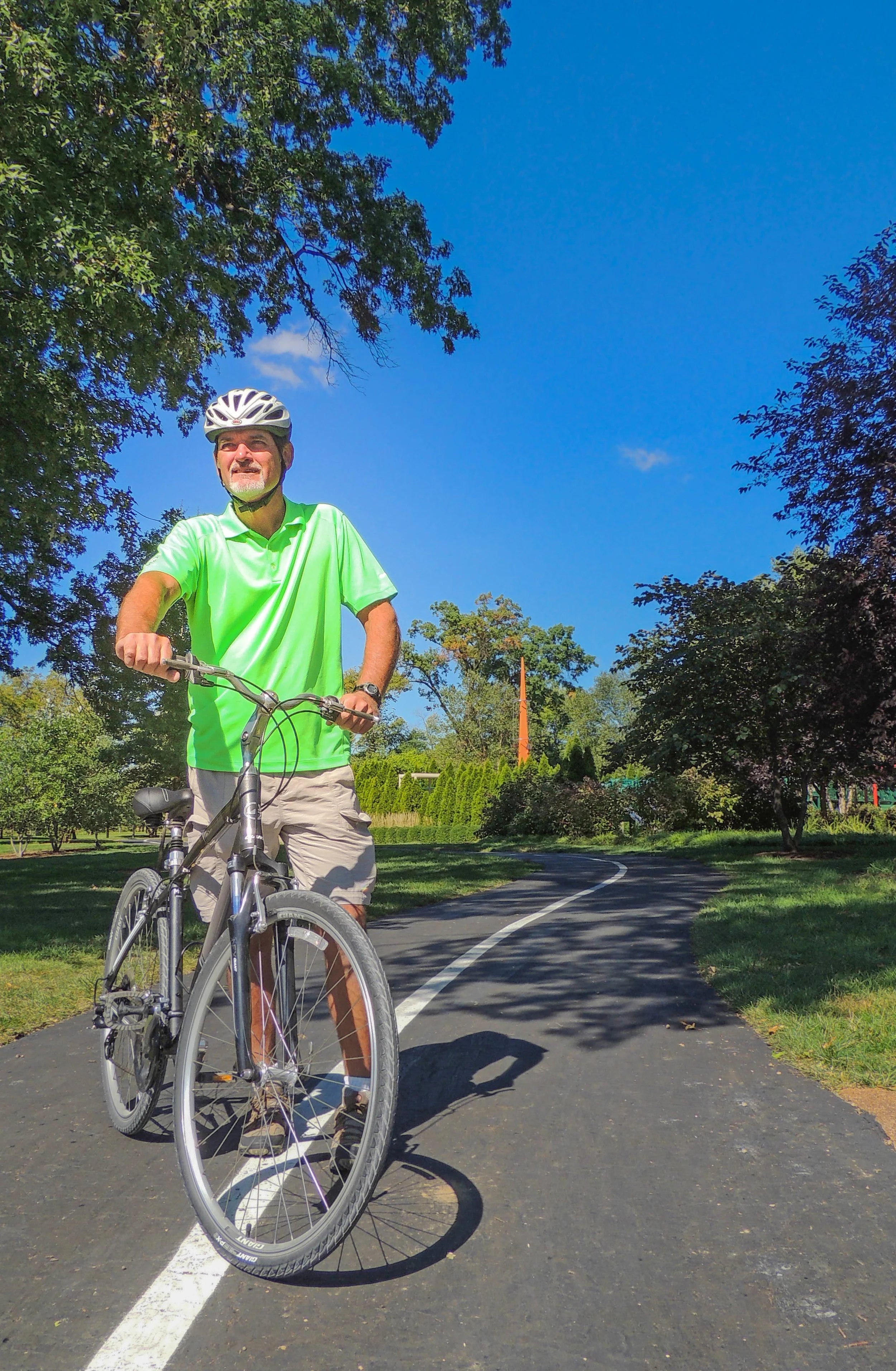 City Cycling Tour's Chris Gerli, photographed by Forest Park Forever