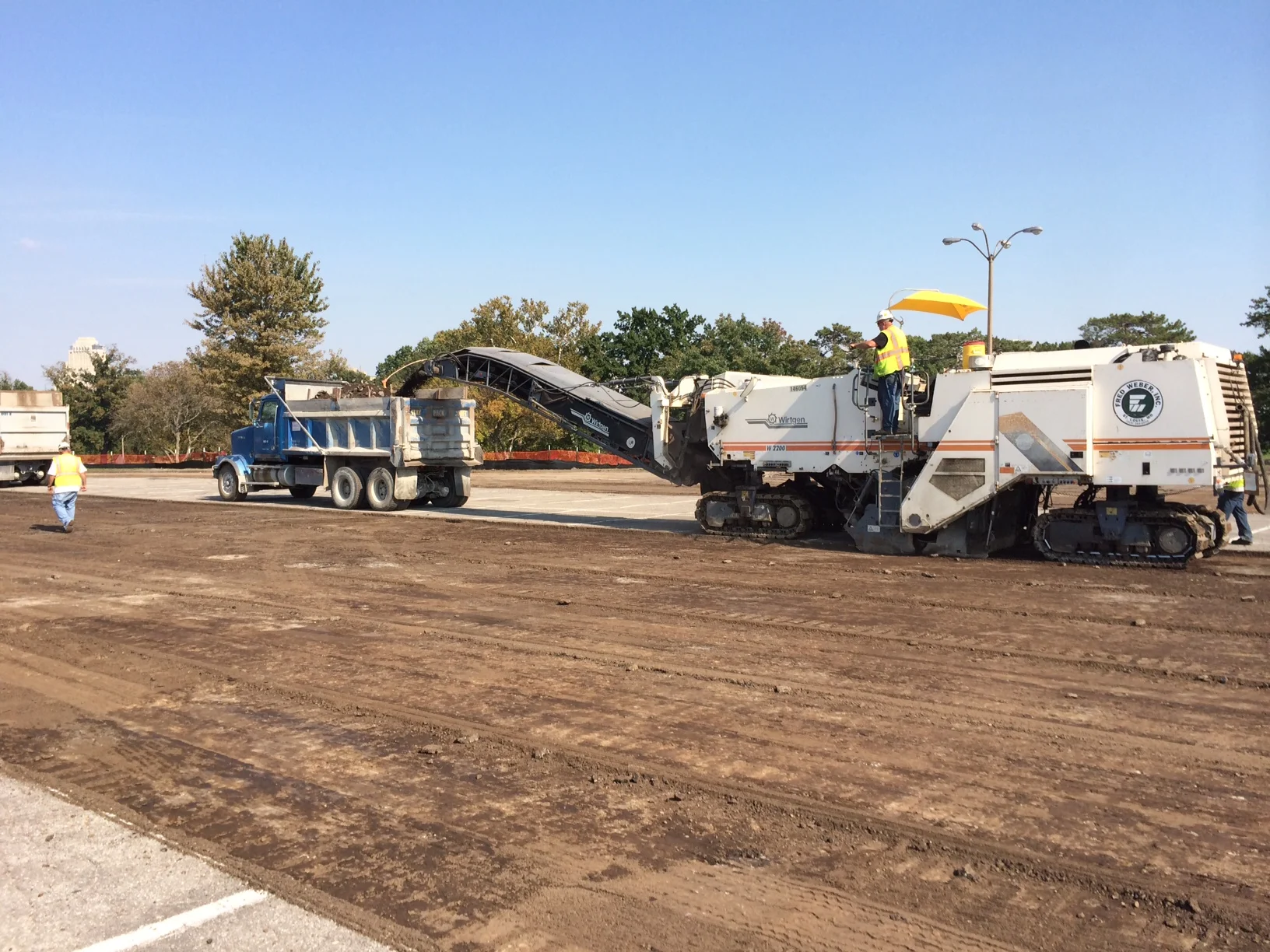 Work Begins on the Festival & Parking Plaza at the Upper Muny