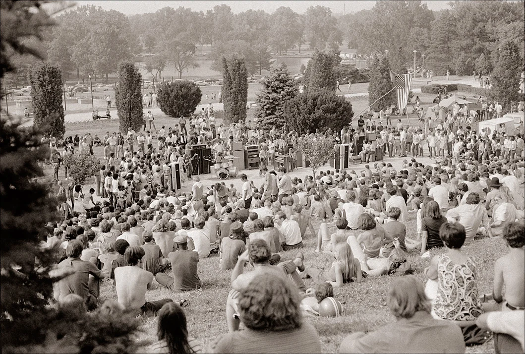 'Hippie Hill' in 1969