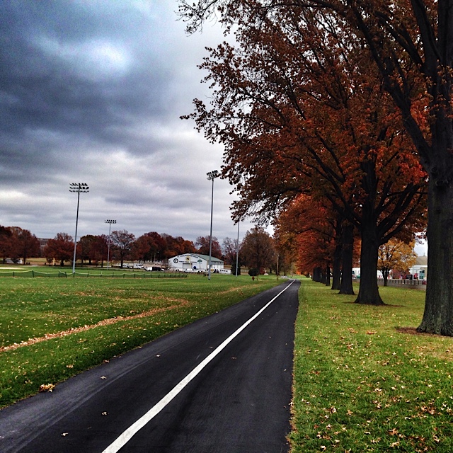" My last ride in Forest Park. It was 27 degrees."