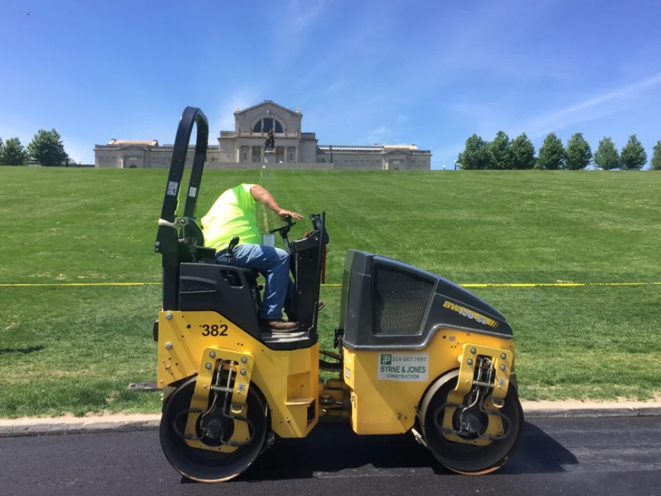 Rebuilding the Path at the Base of Art Hill