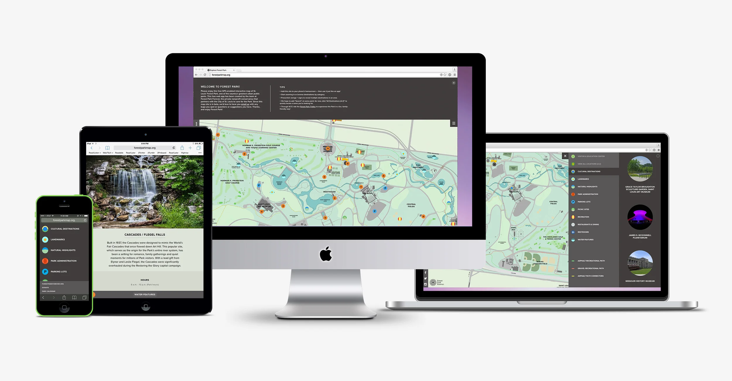 Forest Park Forever Launches Forestparkmap.org — an Interactive Online Map of Our Region’s Greatest Treasure