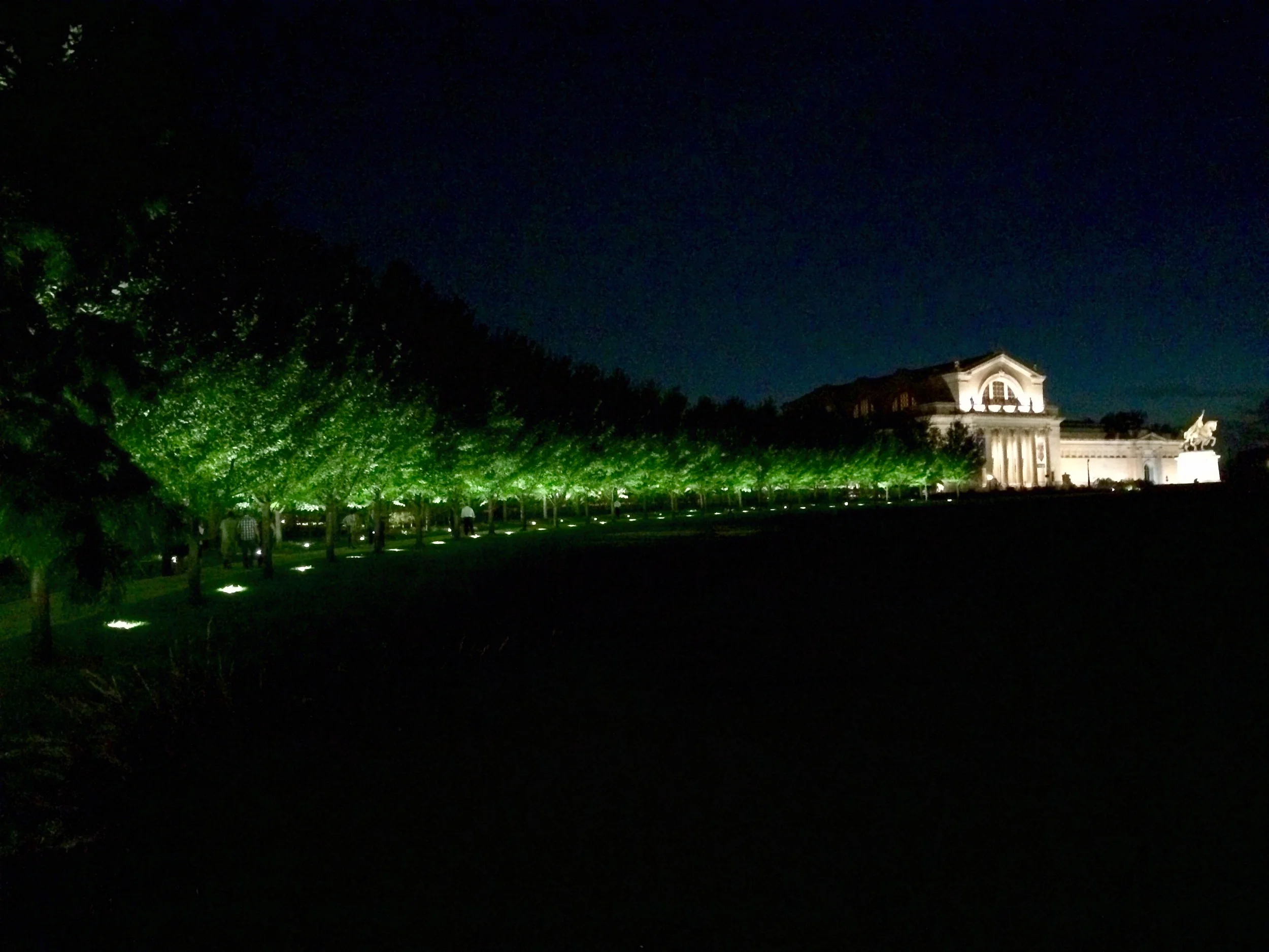 With the Help of a Local Student, Installation of New Lighting Shines Brightly on Art Hill