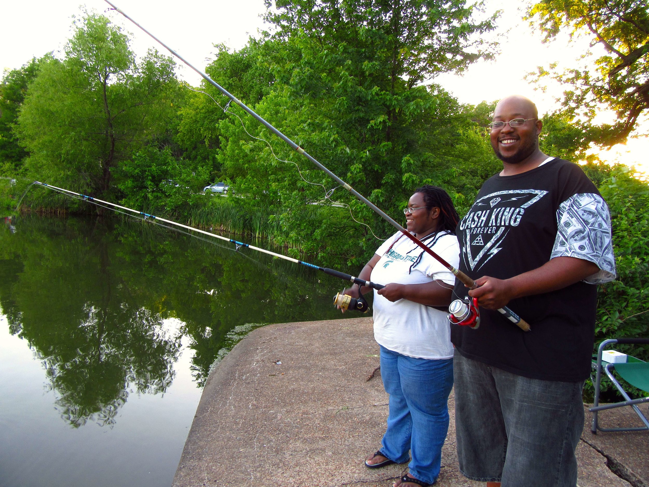 Forest Park Profiles: Anglers at Jefferson Lake — Forest Park Forever
