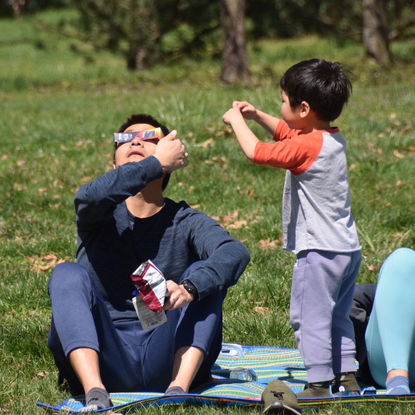 We LOVED seeing so many in our community find their perfect spot in Forest Park to enjoy the #solareclipse2024! The Steinberg rooftop, several athletic fields, the lawns above and below Steinberg were just a few of the places where St. Louis turned o