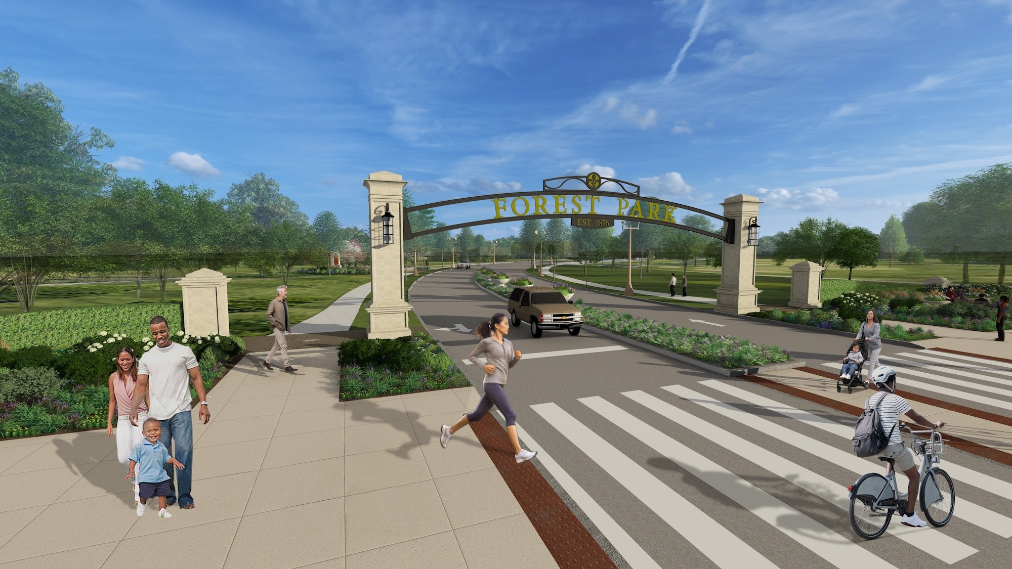Redesigned Forest Park Entrance Will Improve Mobility, Invite Visitors to Top Urban Park