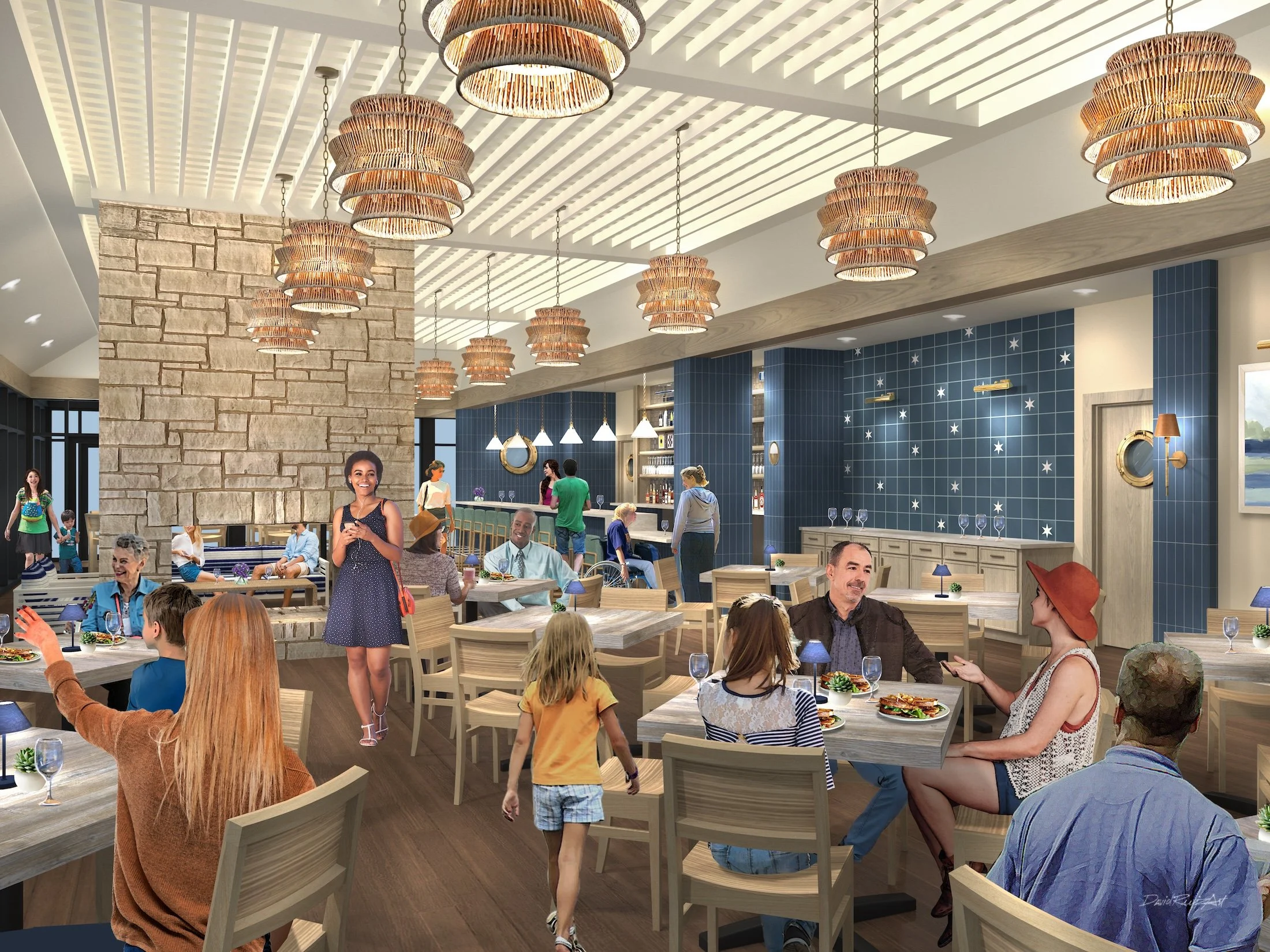 Boathouse dining room