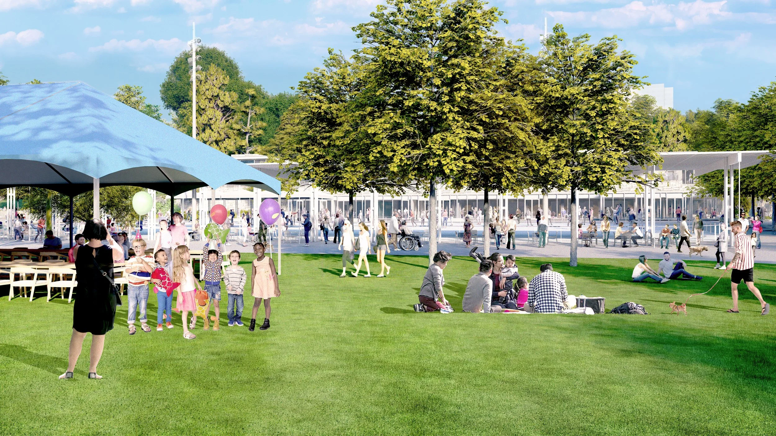 Visitors can explore nature, gather with family and friends, enjoy solitude, celebrate milestones, get some exercise or simply relax in a beautiful new setting.