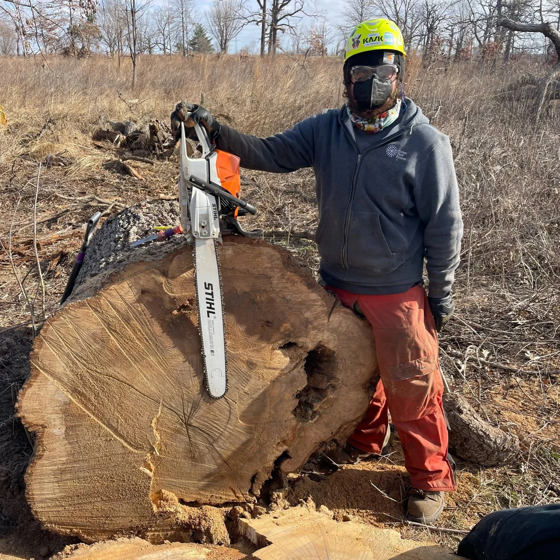 Strategic, cautious tornado cleanup involved weeks of time-consuming manual labor