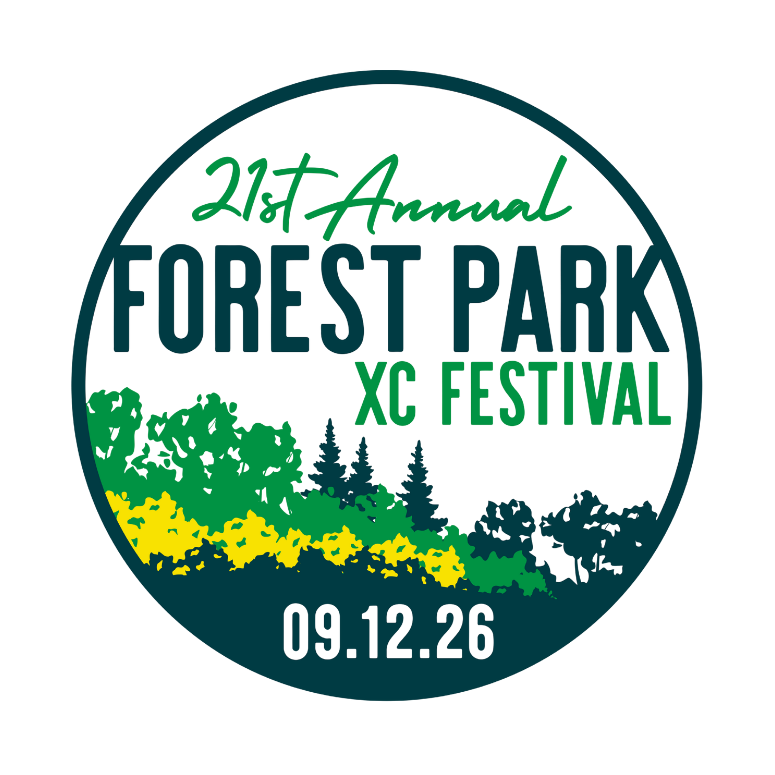Logo for the 21st Annual Forest Park XC Festival