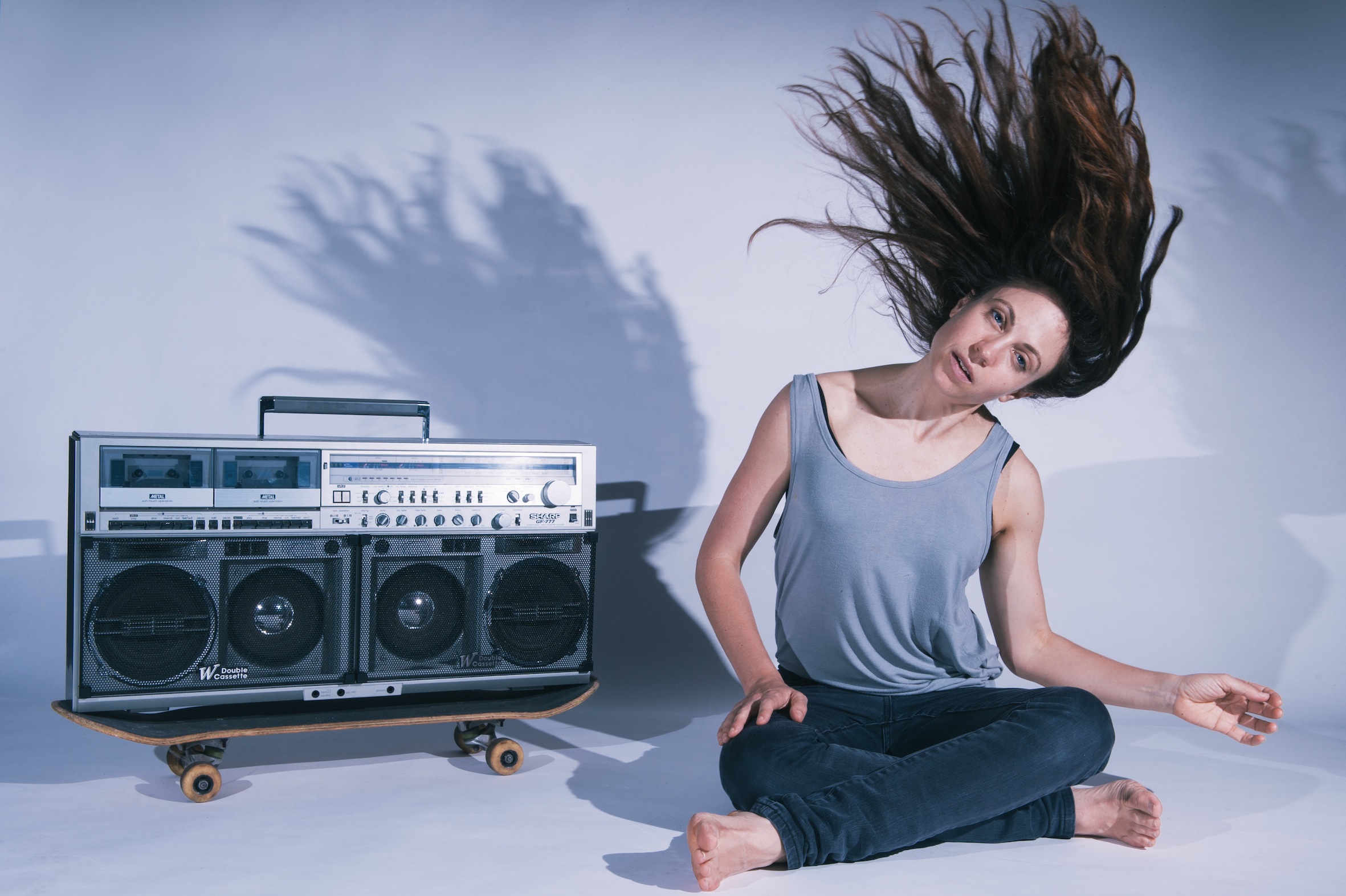 Nicola Gunn, Piece for Person and Ghetto Blaster . Photo: Sarah Walker