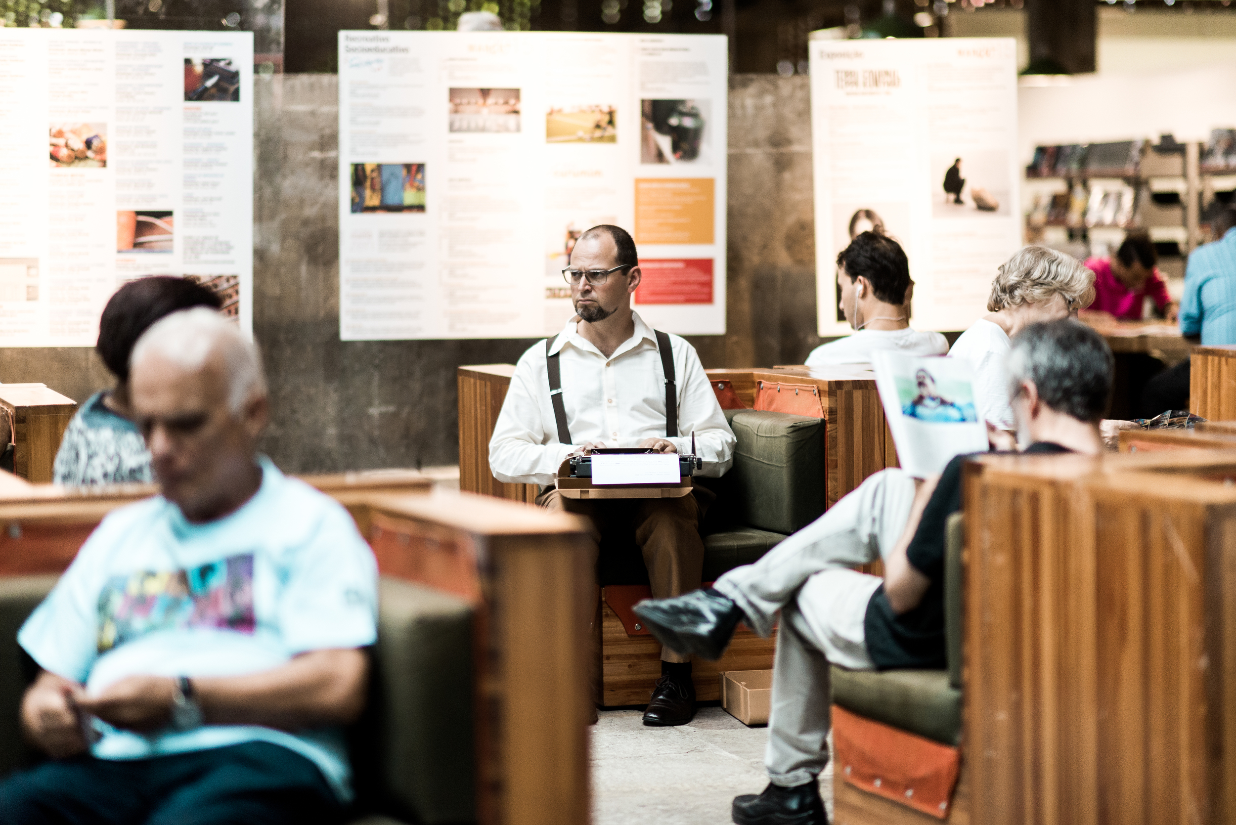 Fernando Ribeiro, "The Typist." Photograph by Hick Duarte / FLAGCX for MAI