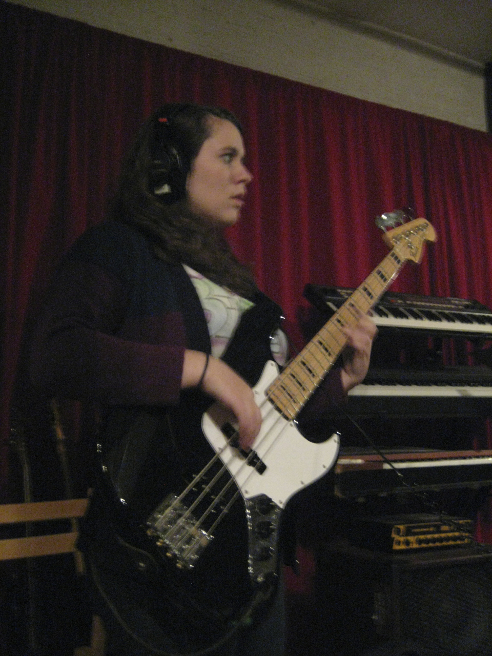 Jessica Kion on bass.