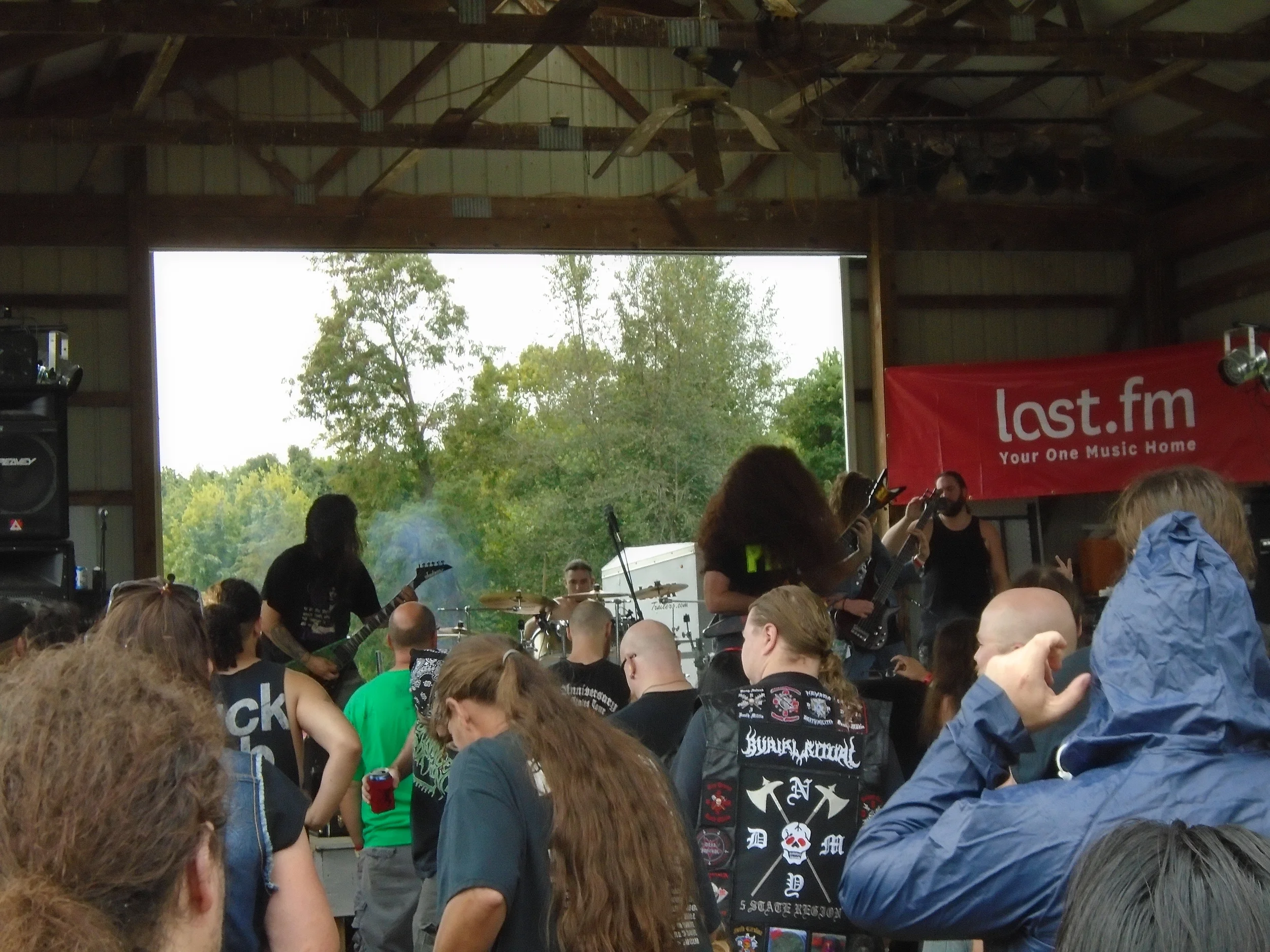 Nuclear Age during their set on the Last.fm stage @ Full Terror Assault