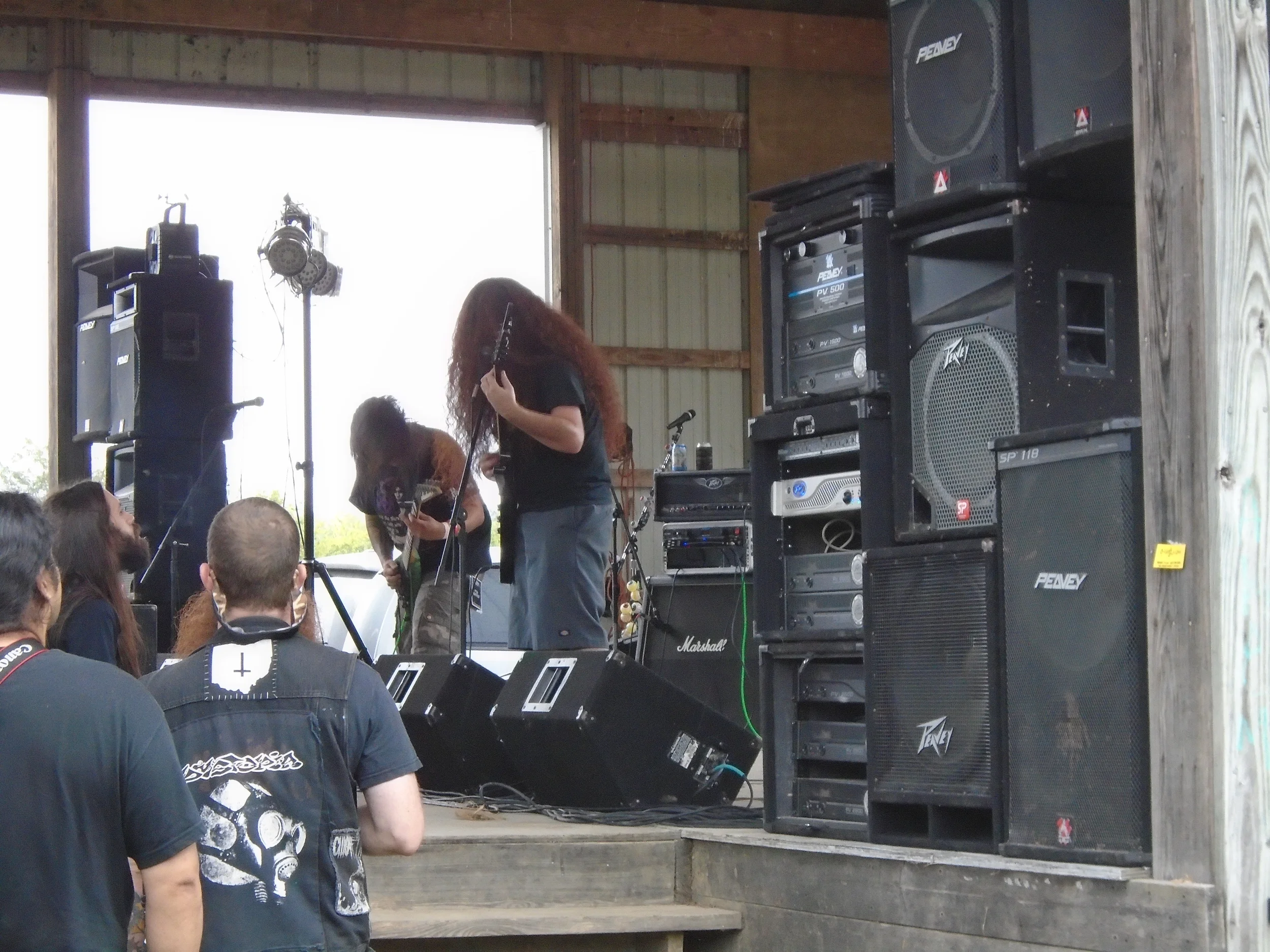 Nuclear Age during their set on the Last.fm stage @ Full Terror Assault