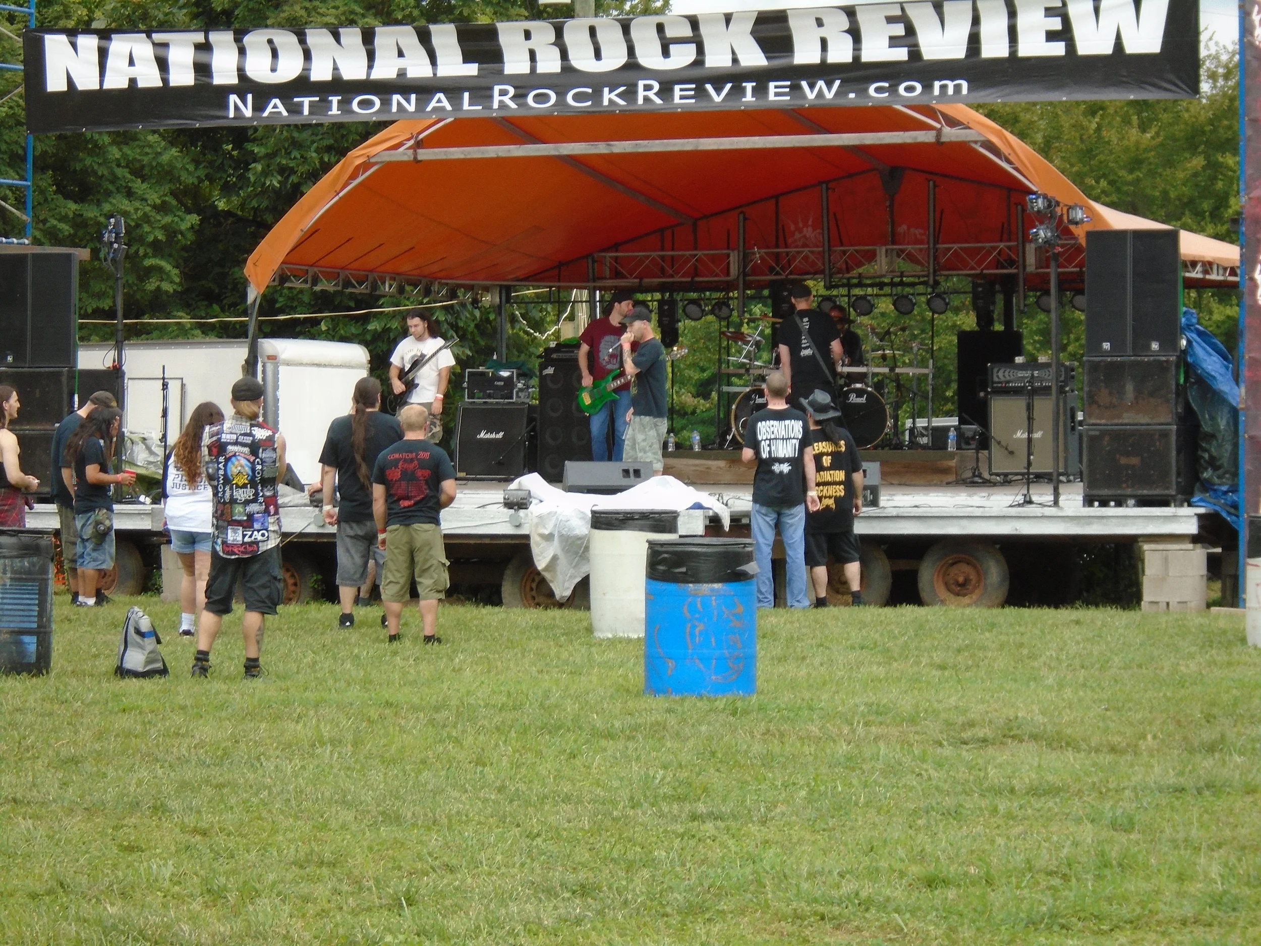 Coathanger Abortion During their set on the NRR stage @ Full Terror Assault