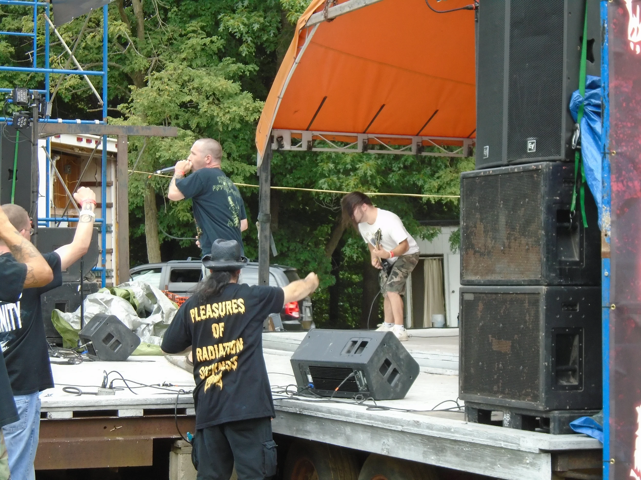 Coathanger Abortion During their set on the NRR stage @ Full Terror Assault