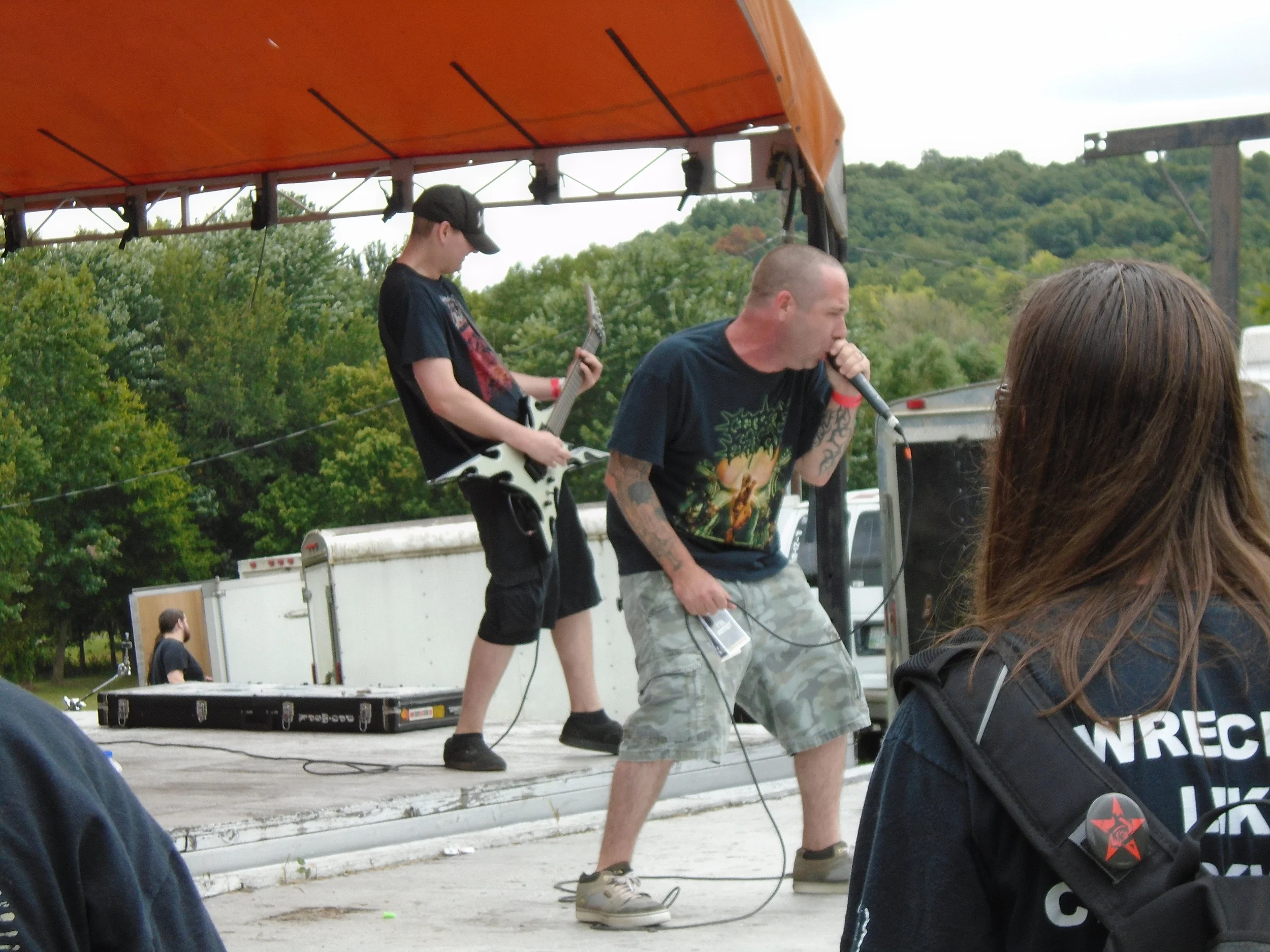 Coathanger Abortion During their set on the NRR stage @ Full Terror Assault