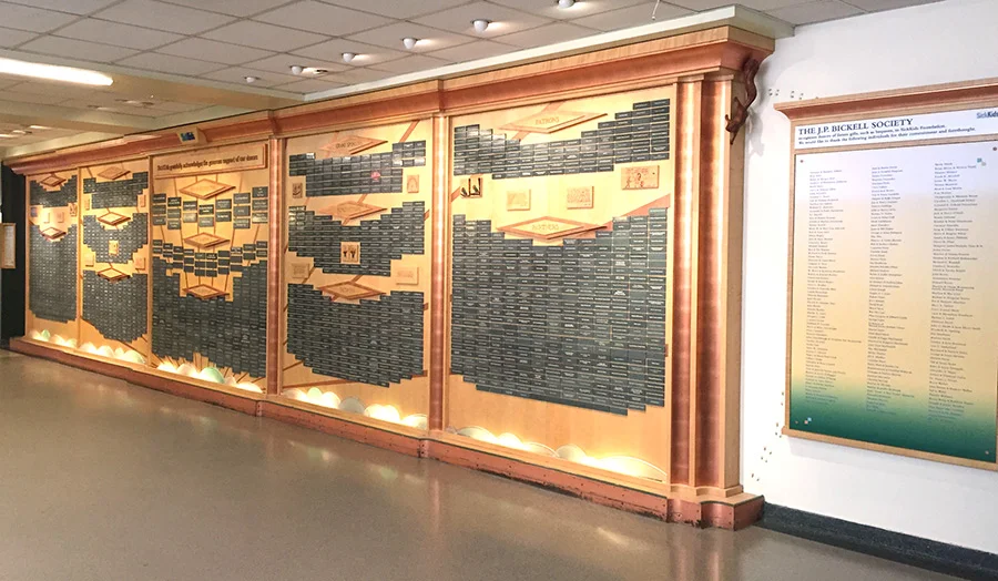 Donor recognition display, Hospital for Sick Children, Toronto, ON