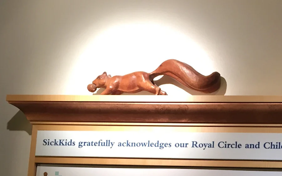 Donor recognition detail, Hospital for Sick Children, Toronto, ON