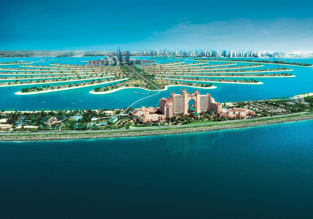 The Dubai Palm , photo by Werner Bayer . This work is licensed under a Creative Commons Attribution 2.0 Generic License .