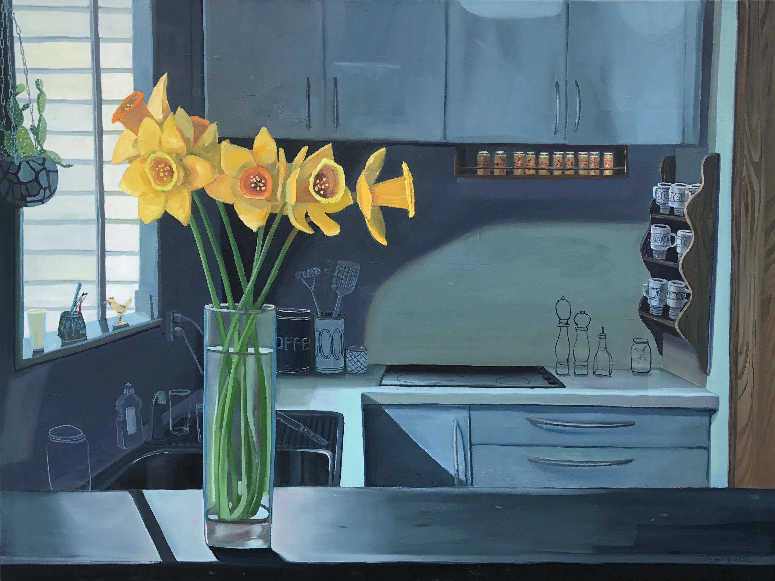 The Year Spring Sprung Early 30x40 $2200