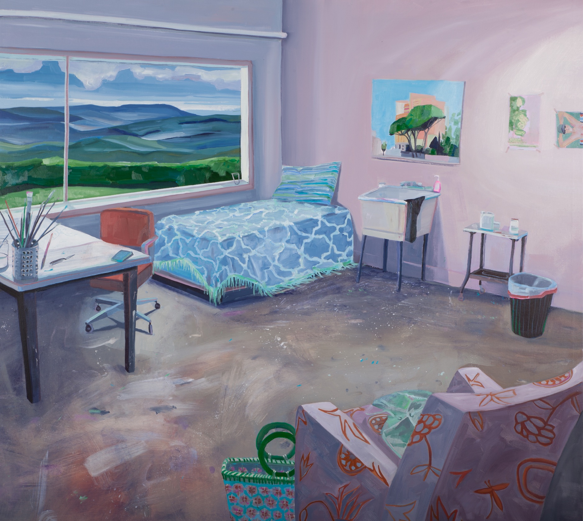 I always Wanted to paint a Blue Landscape