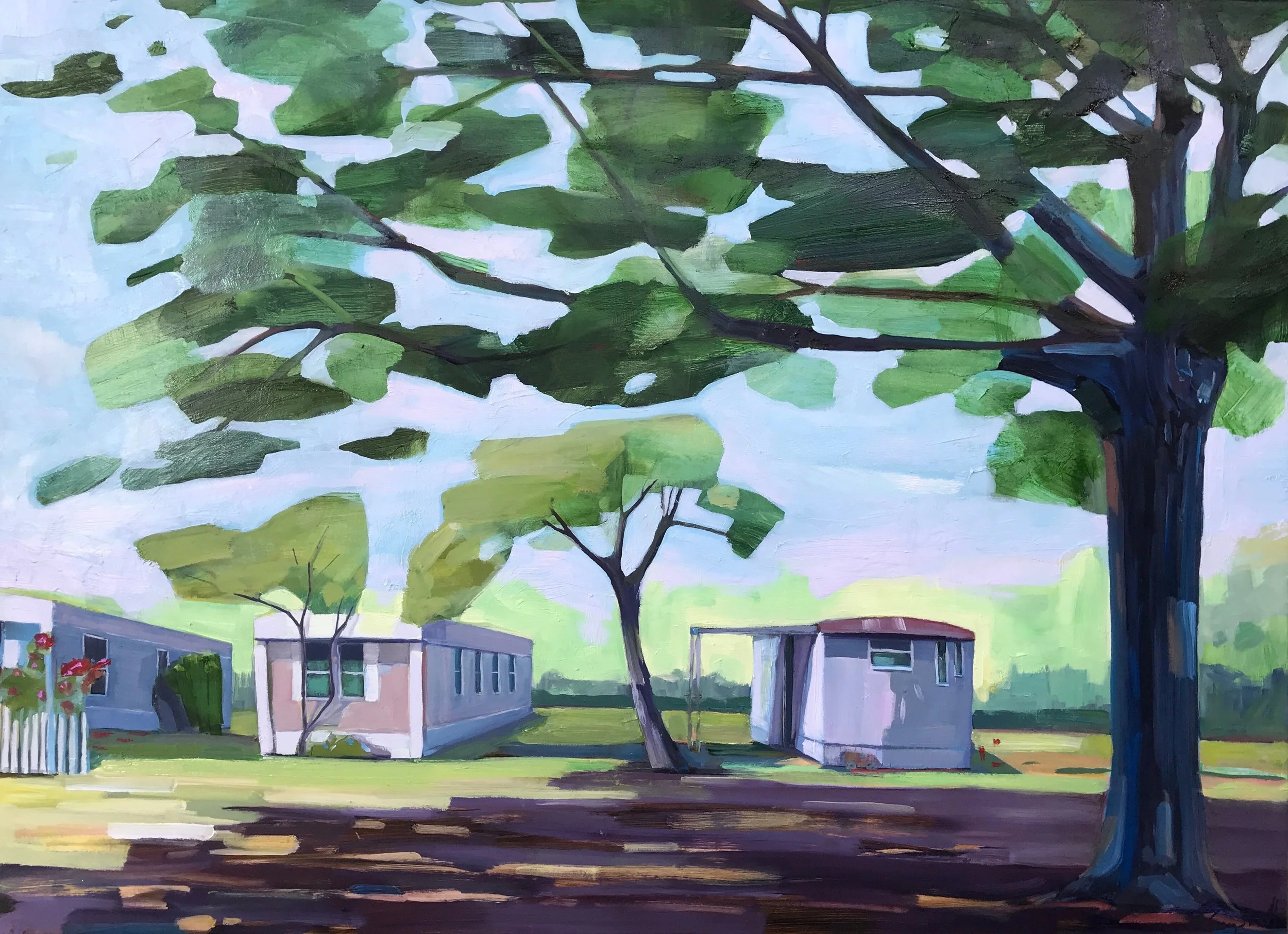 Summer in the Park 22x30